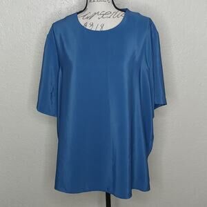 Notation Woman Top Blue Size 2X